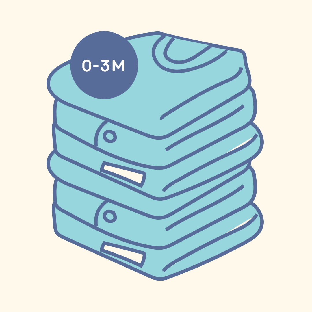 0-3 months secondhand clothing bundle