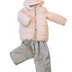 2-piece gray-pink snowsuit - Old Navy - T4