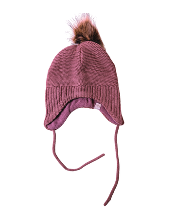 Tuque cache oreille rose - Color Kids - 9-12M