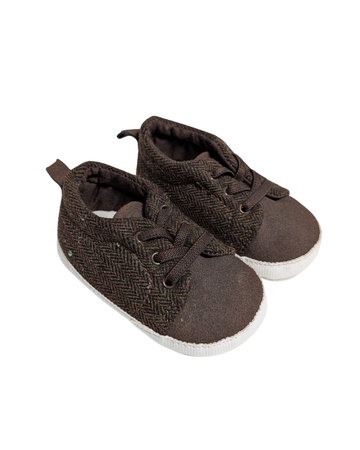 Souliers "tweed" bruns - Carter's - 3-6m