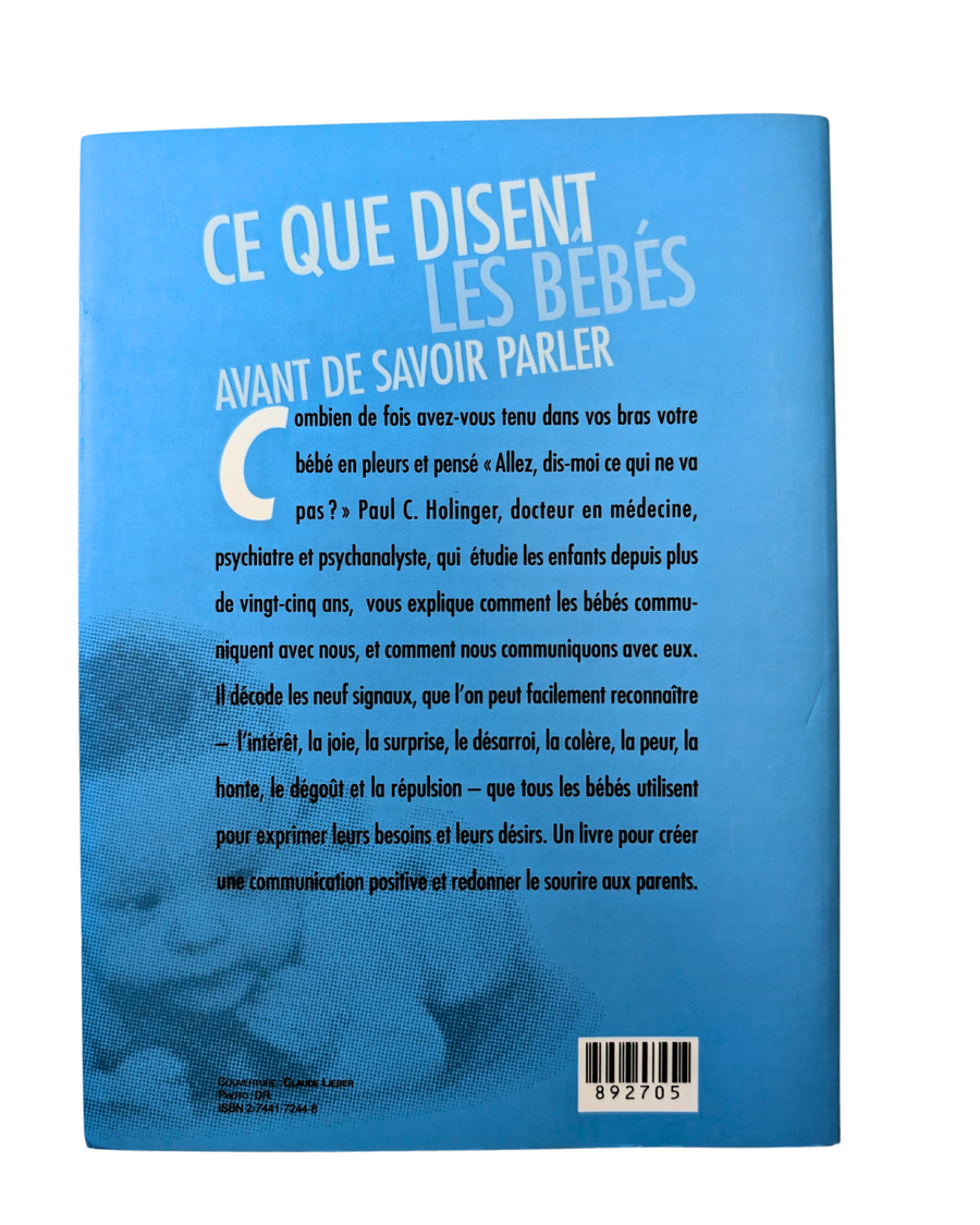 Livre: Ce que disent les bébés