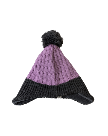 Tuque cache oreille lila - Color Kids - T1-3