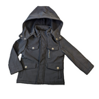 Manteau noir mi-saison - Urban Republic - 2T