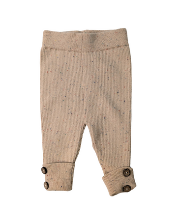 Beige confetti pants - Never Not - 0-3m