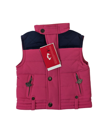 Veste puffer sans manches fushia - Appaman - 6-12m