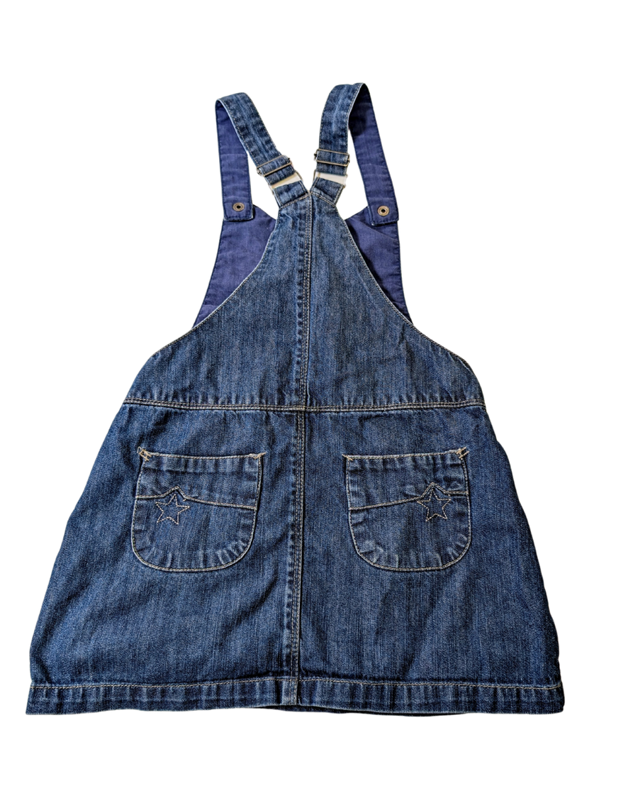 Denim overall dress - Verbaudet - Size 8