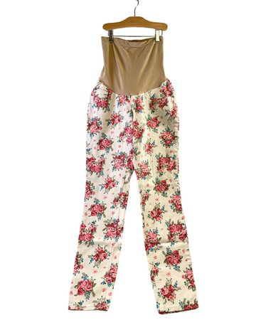 Pantalon de grossesse à motif rose - Wallflower - XS