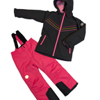 Pink Black 2-piece snowsuit - Color Kids - Size 5