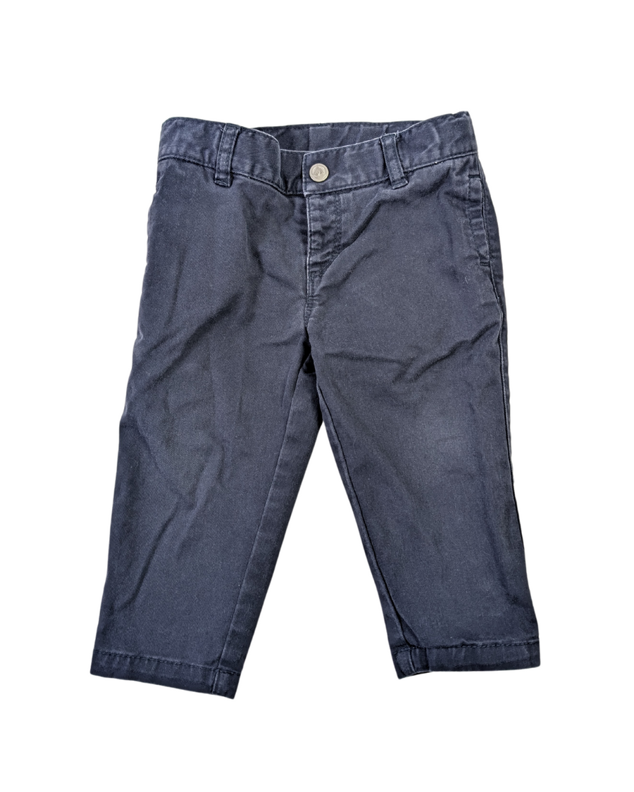 Pantalon chino marine - Petit Bateau - 6m