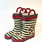 Ladybug lined rain boots - 11