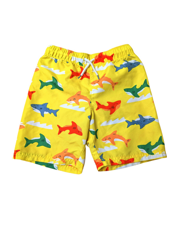 Maillot jaune requins - Old Navy - 5 ans