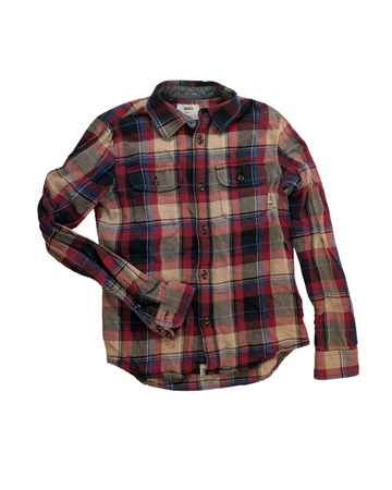 Vans Long Sleeve Woven Shirt - S-junior