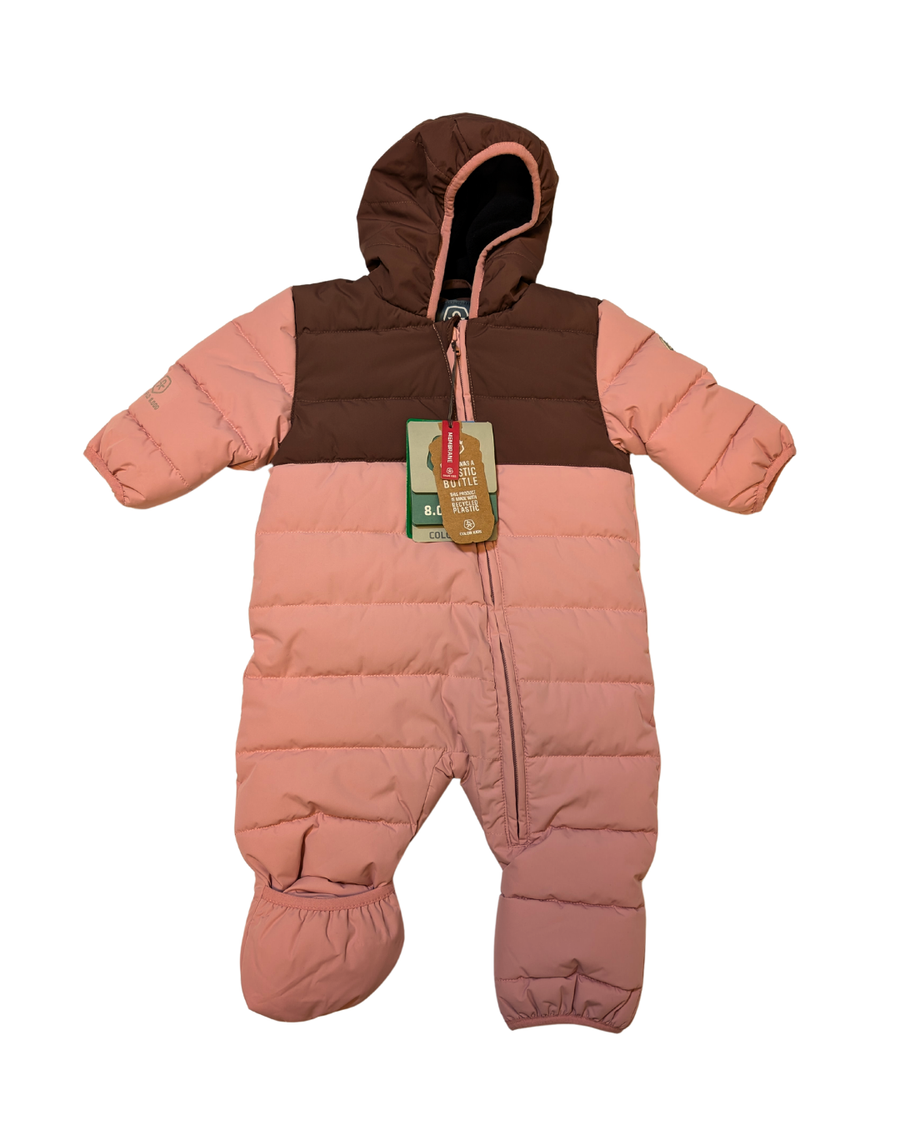 Habit de neige rose brun - Color Kids - 6-12M