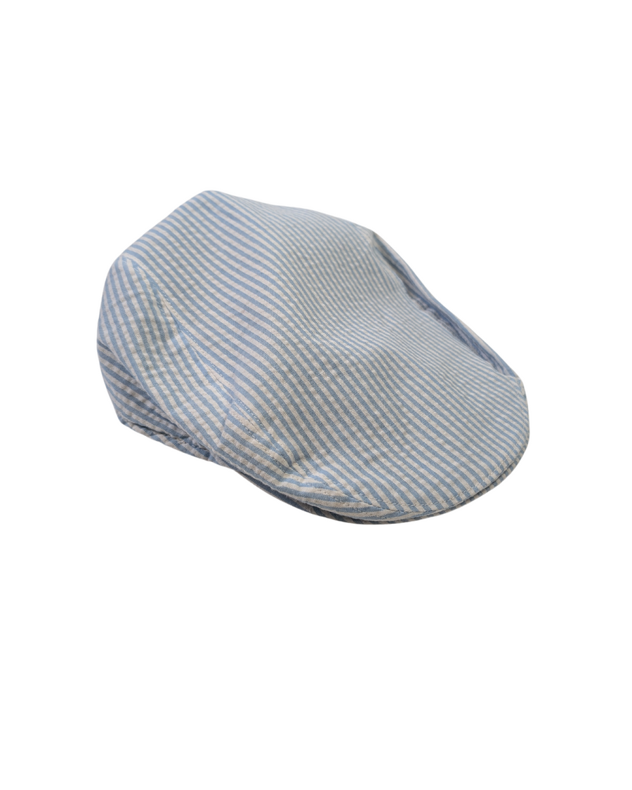 Blue Lined Cap Hat - Andy & Evan - 6-24m