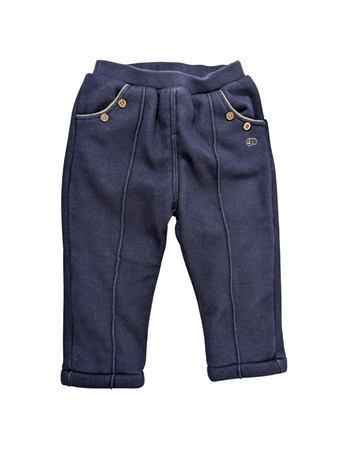 Navy lined pants - Les enphants - 9-12m