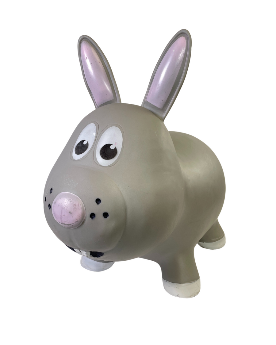 Farm Hopper Inflatable jumping toy - Grey Rabbit