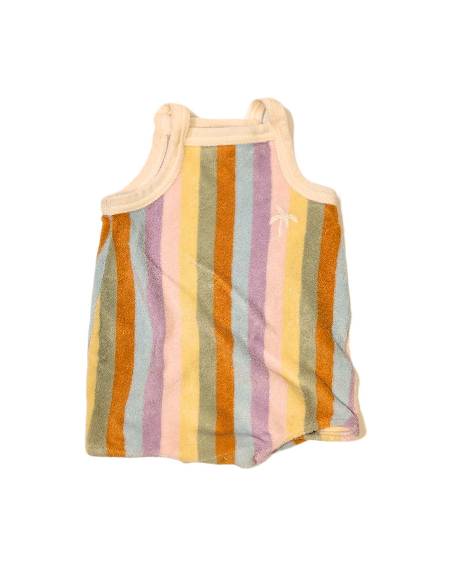 Romper Striped - Happy Mess - 12-18m