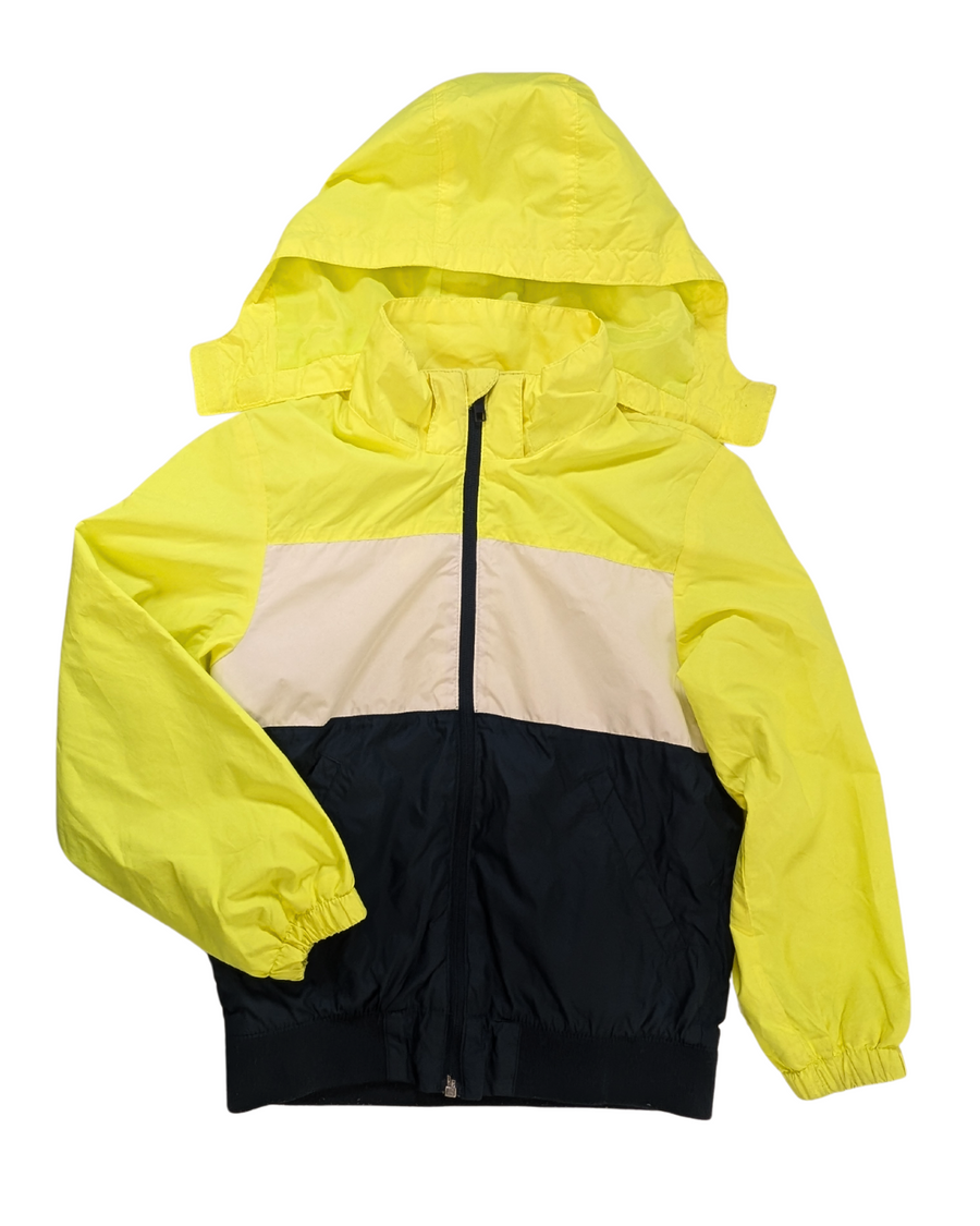 Manteau mi-saison blue blanc fluo - H&M - 6-8ans