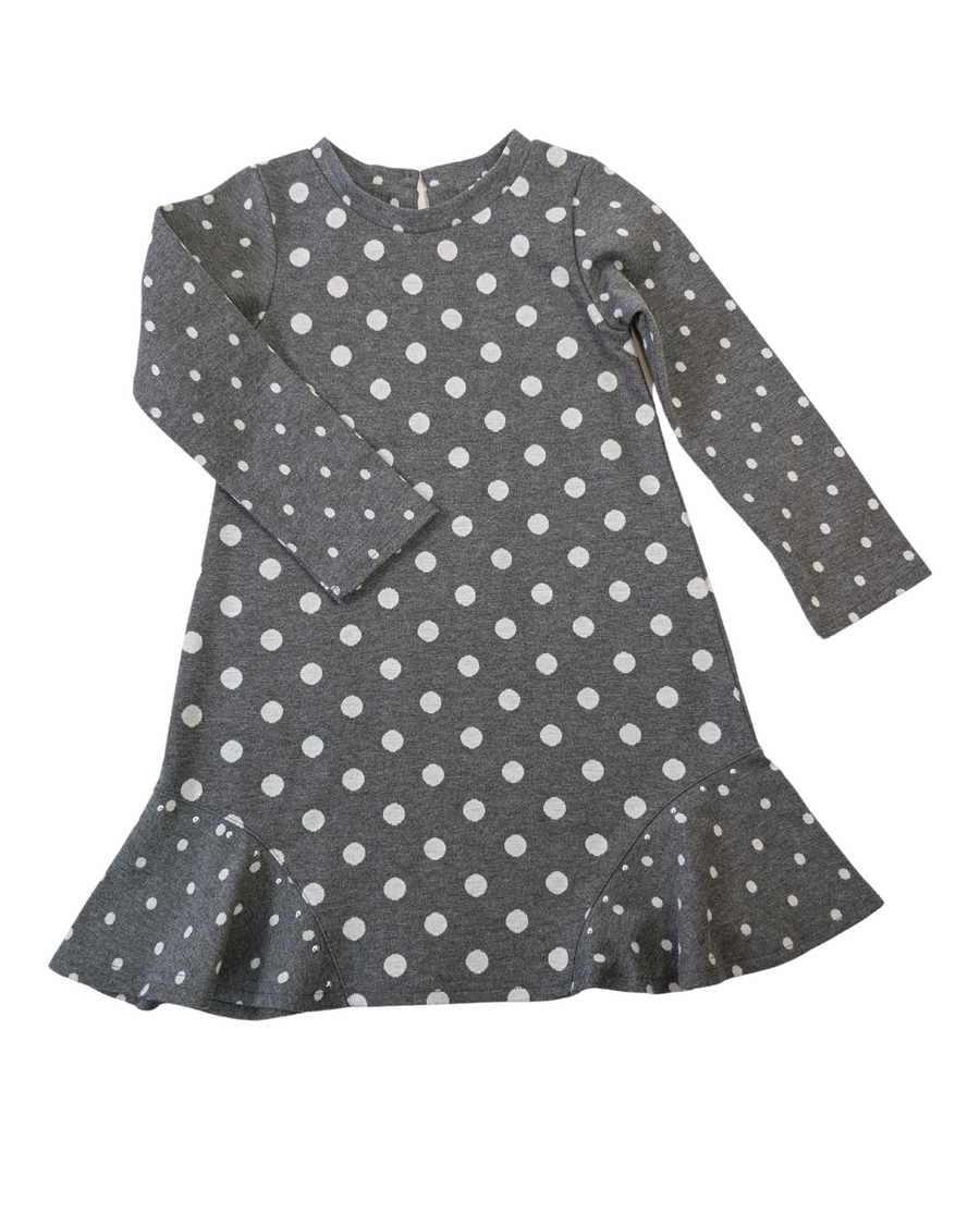 Grey polka dot dress - Deux par deux - 5