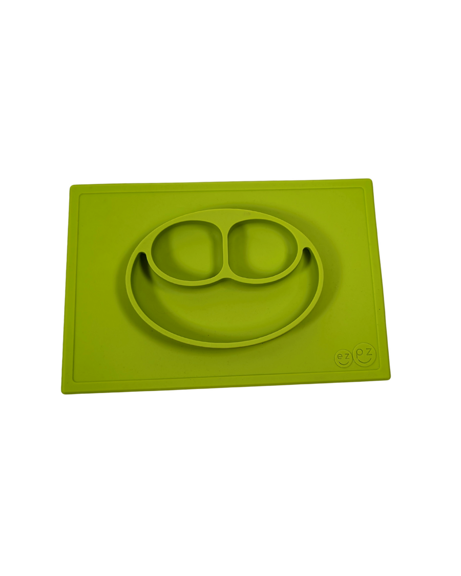 Lime Placemat - ezpz Happy Mat plate