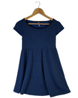 Chemise longue motifs à pois bleus - Thyme - S