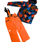 Orange 2-piece snowsuit - Color Kids - Size 5