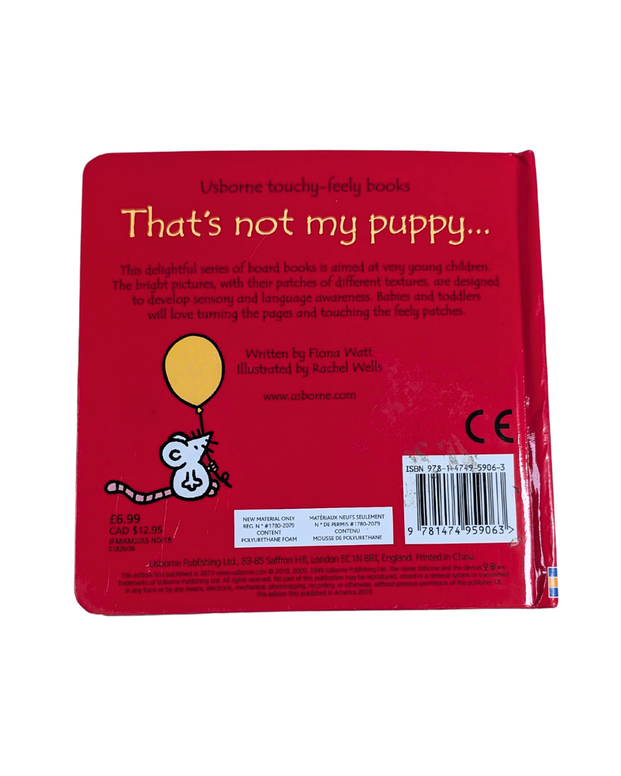 Book: That's Not My Puppy...