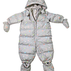 Grey One-Piece Snowsuit -Baby GAP  - 6-12 months