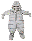 Grey One-Piece Snowsuit -Baby GAP  - 6-12 months