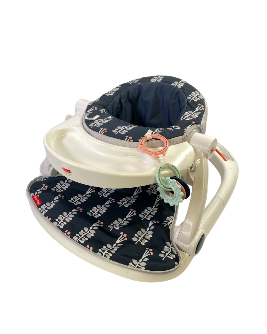 Fisher Price Navy/Floral Portable Seat