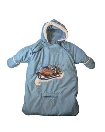 Blue snowsuit - Calin Caline - 6-9M