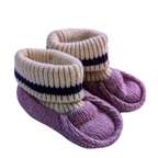 Roots Purple Non-Slip Slippers - 6-12m