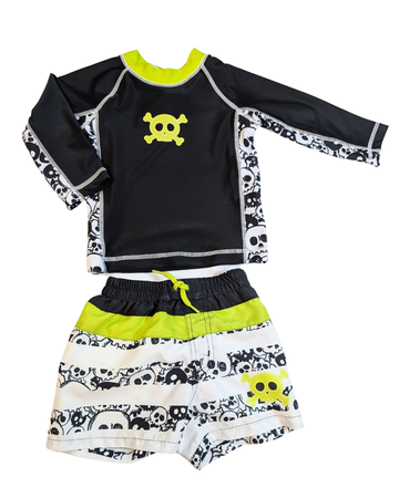 "Skull" swimsuit - KoalaBaby - 6-9m