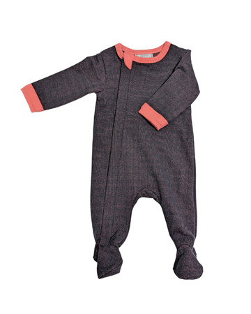 Blanck and pink pajamas - Coccoli - 1M