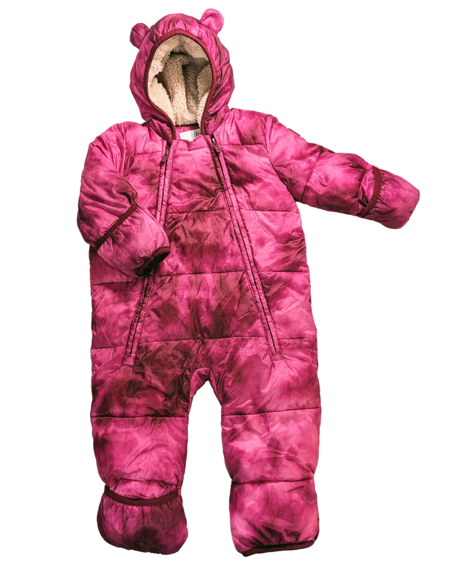 Habit de neige rose tie-dye - BabyGap - 12-18m