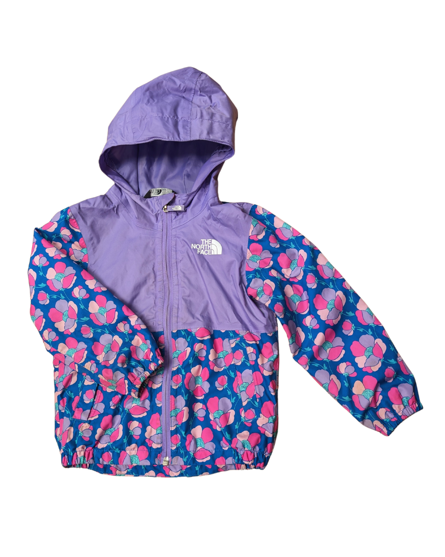 Floral Windbreaker Coat - The North Face - 3 years