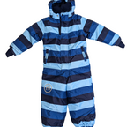 Snowsuit - blue lines - 3T