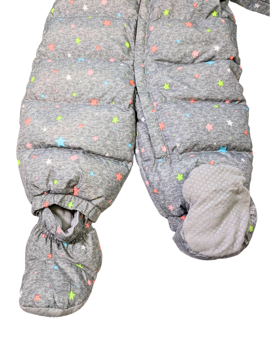 Grey One-Piece Snowsuit -Baby GAP  - 6-12 months