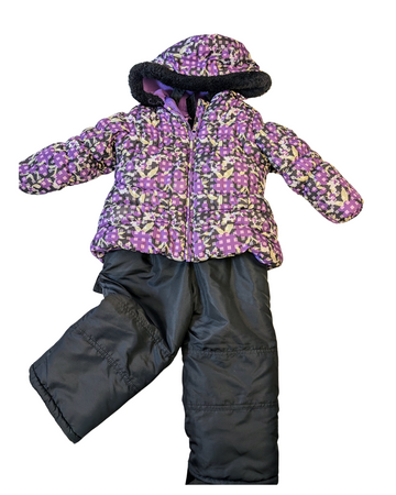 2-piece purple snowsuit - FOG - size 5