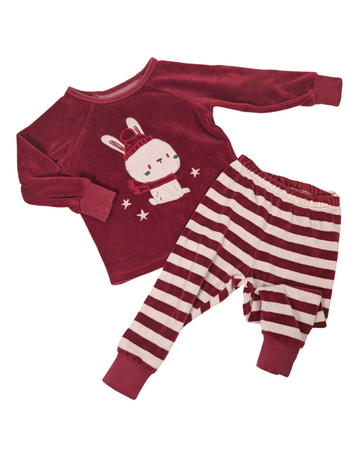 Pyjama festif rouge - Souris Mini - 12-18m