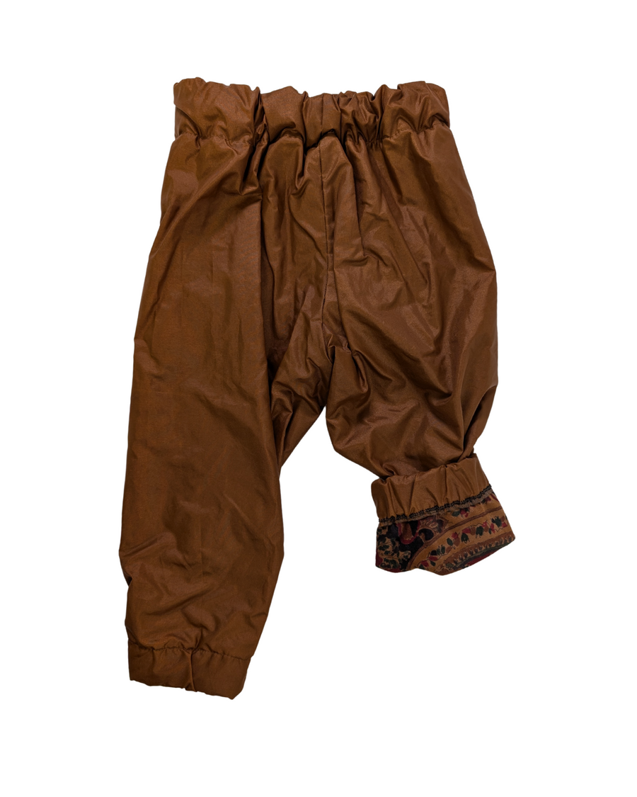 Pantalons d'exterieur doublé brun - 18m