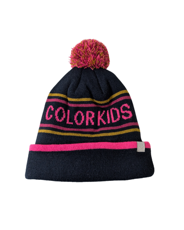 Tuque bleu marin "Color Kids" 6-10Y