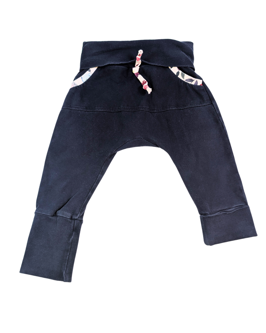 Pantalon évolutif marine - Créations Petit Loup - 3-12m