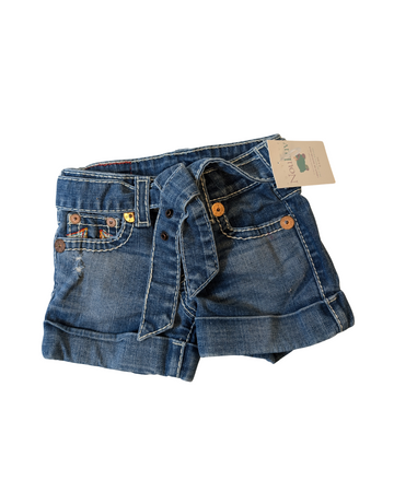 Short denim brodé - True Religion - T6