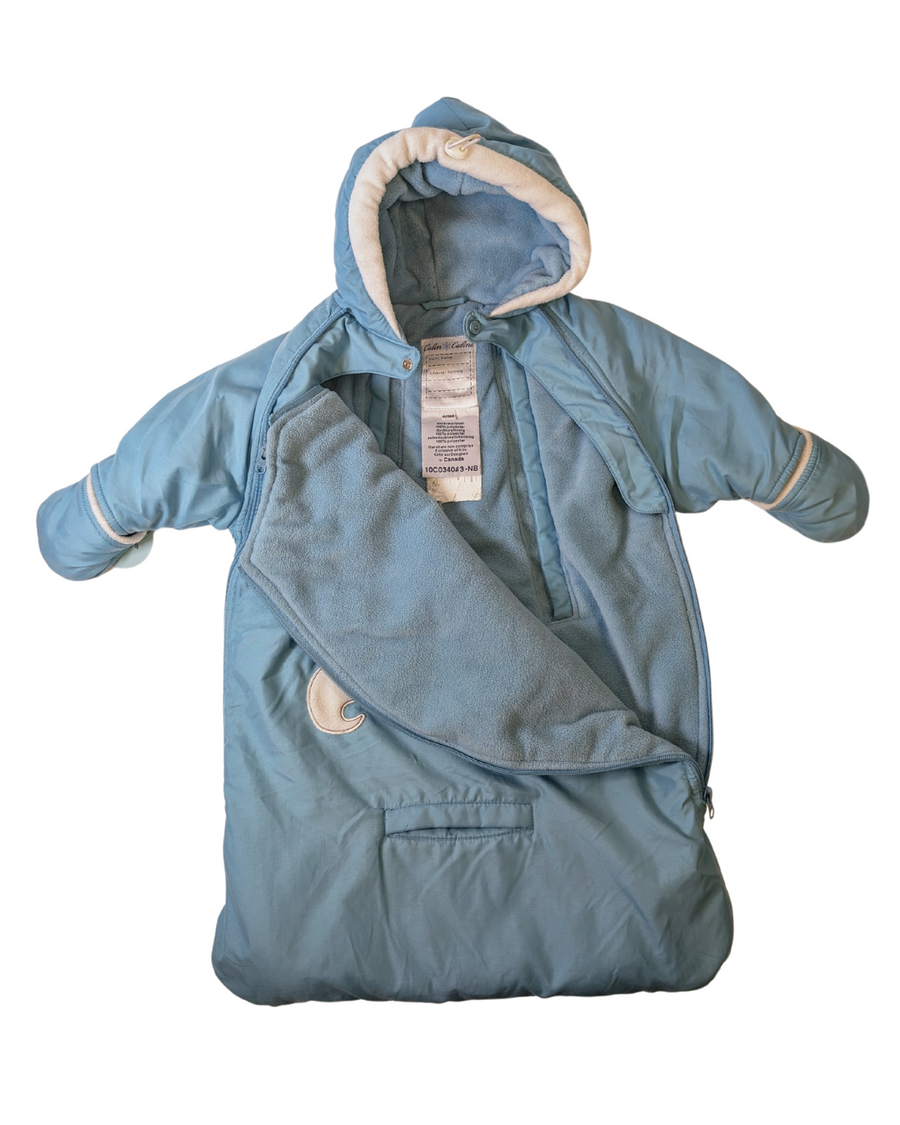 Blue snowsuit - Calin Caline - 6-9M