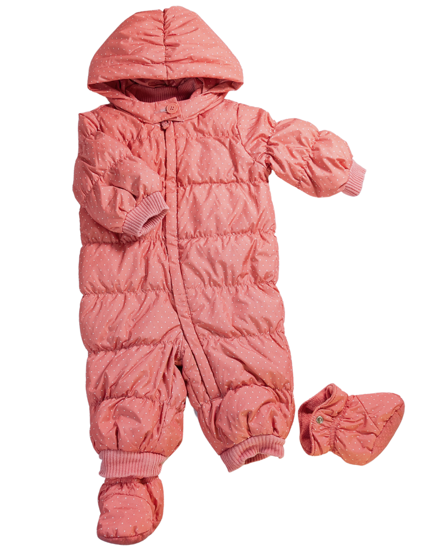 Habit de neige rose - BabyGap - 6-12m