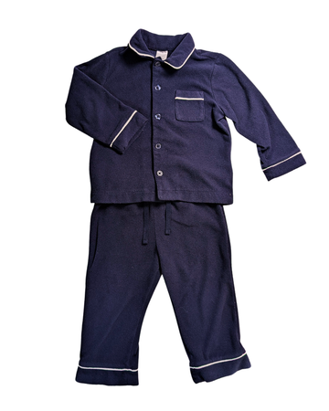 Pyjamas marine en molleton - Baby GAP - 2 ans