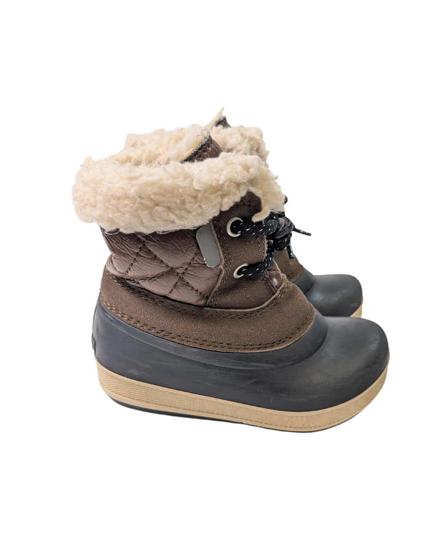 Brown/Black Snow Boots - Olang APE Kids - 23-24