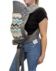 Grey Zigzag Baby Carrier - Infantino