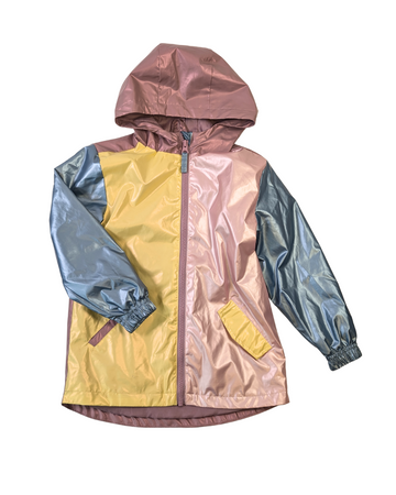 Metallic colorblock raincoat - Andy & Evan - 4-5 years